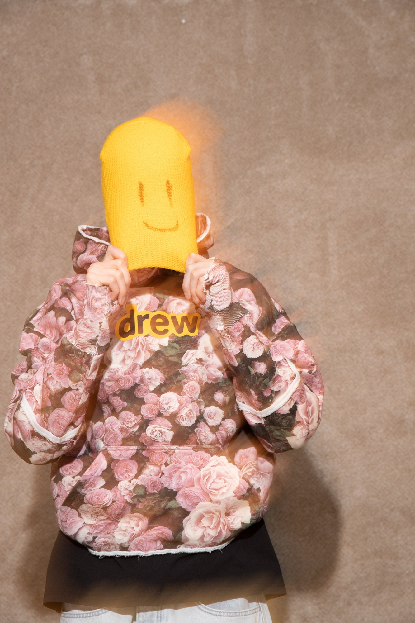 secret deconstructed hoodie - roses – drew wearhouse