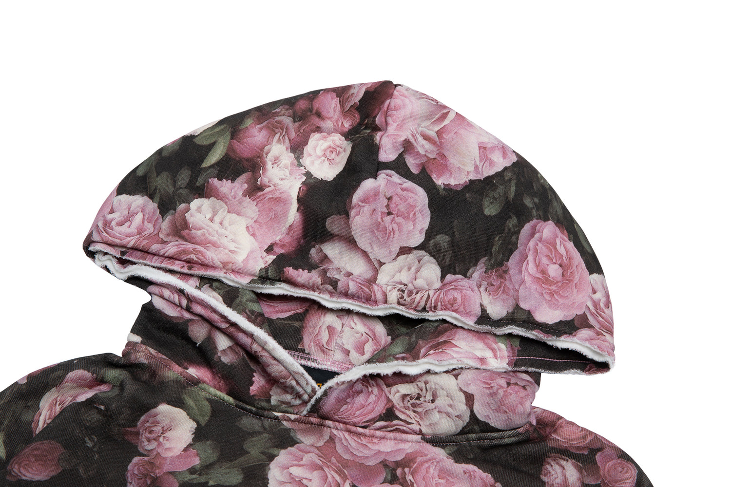 secret deconstructed hoodie - roses – drew wearhouse